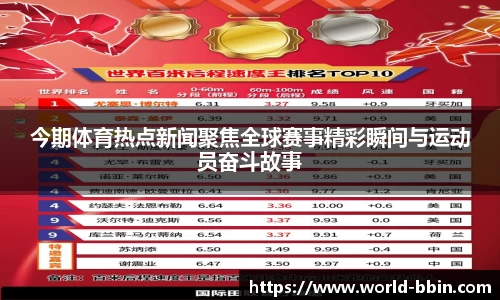 今期体育热点新闻聚焦全球赛事精彩瞬间与运动员奋斗故事